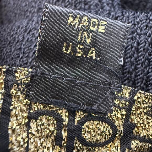 St. John Basics Black Maxi Skirt with Back Slit Santana Knit Wool Blend 12 - Picture 7 of 8